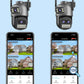 Caméra De Surveillance WiFi PTZ Double Écran 15MP