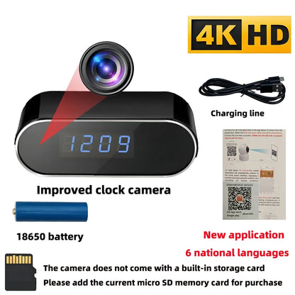 Mini Caméra WiFi 4K avec Vision Nocturne